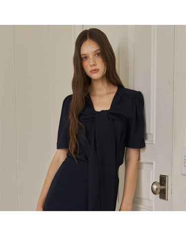 [플로브] RIBBON BIG BLOUSE_NA