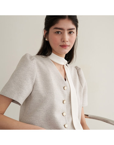 [플로브] ROMAN BLOUSE_BEIGE