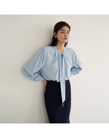 [플로브] MODEE BLOUSE_SKY BLUE