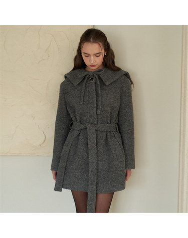 [플로브] SAILOR COLLAR COAT_GR