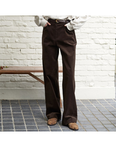 [플로브][벨트증정] LUZ STRAIGHT CORDUROY PANTS (3COLORS)