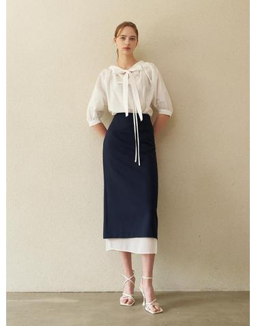 [플로브] SHEER SKIRT_NA