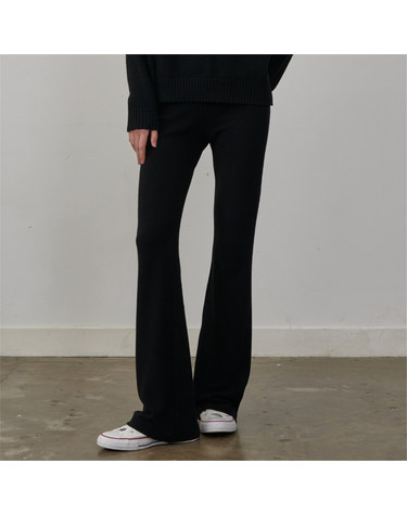 [카미노][르세라핌 허윤진 착용] BOOTCUT PANTS BLACK