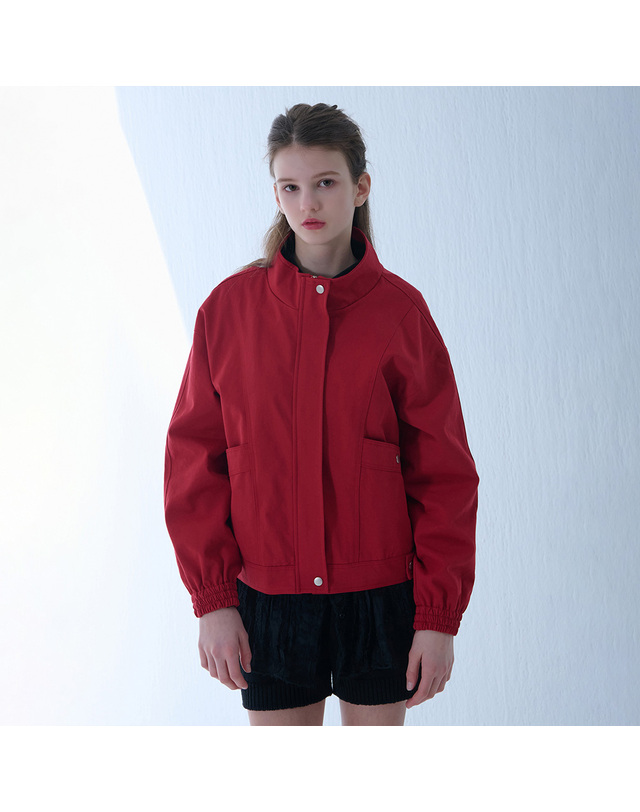 카미노 [카미노] COTTON BOMBER JUMPER RED 착용컷