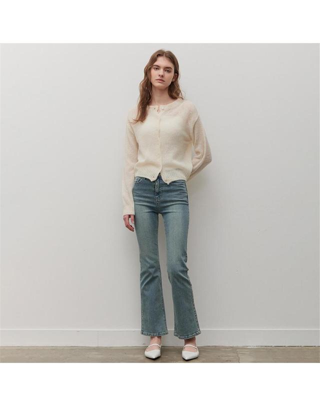 카미노 [카미노] BOUCLE CARDIGAN CREAM 착용컷