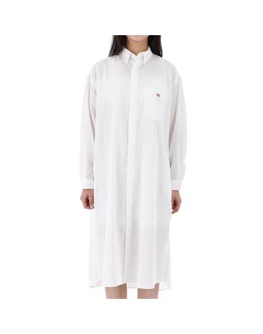 단톤 55사이즈 럭키찬스 버튼 다운 셔츠 원피스 DT-B0294 POD WHITE