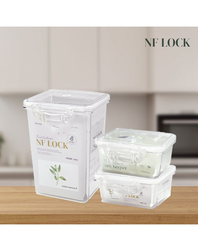 엔에프락 NF LOCK 엔에프락 트라이탄 직사각 참숯 밥팩 540ml 착용컷