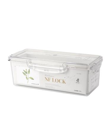 NF LOCK 엔에프락 직사각 트라이탄 밀폐용기(물받이) 3.3L 직사각10호