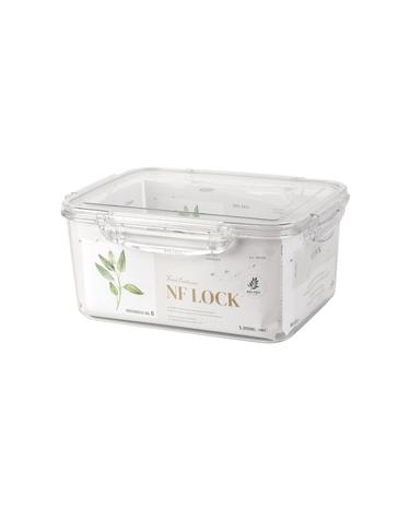 NF LOCK 엔에프락 직사각 트라이탄 밀폐용기(물받이) 5L 직사각6호