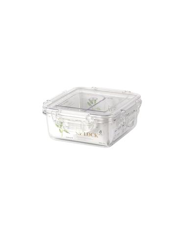 NF LOCK 엔에프락 정사각 트라이탄 밀폐용기(칸막이) 780ml 정사각6호