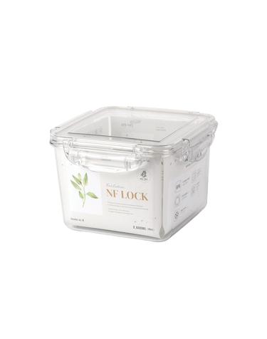 NF LOCK 엔에프락 정사각 트라이탄 밀폐용기 2.6L 정사각4호