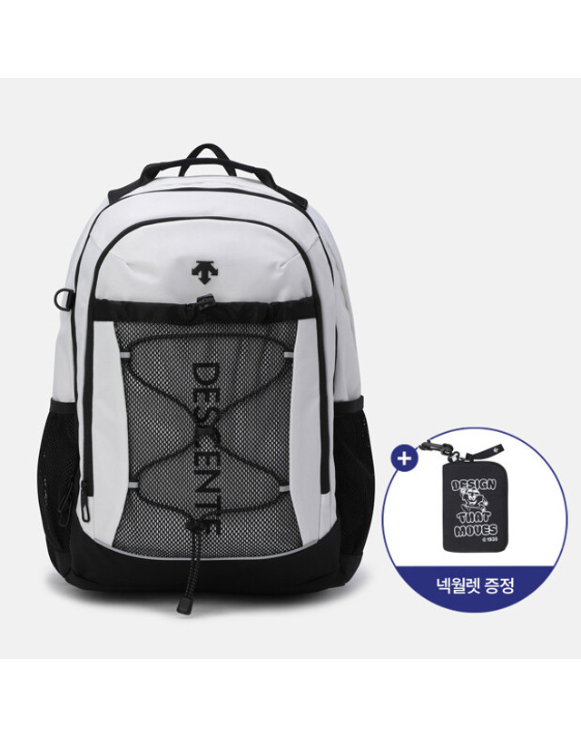 데상트 무브 미니 백팩 (23L, 슈즈백 구성) SR123UBP12 착용컷