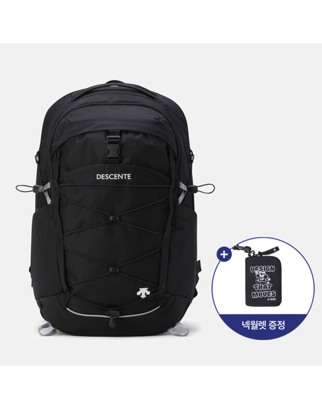 데상트 플로우 백팩 (26+5L, 슈즈백 구성) SR123UBP14 착용컷
