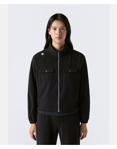 여성 스트레치 트위드 컴포트핏 트레이닝 자켓 SR322PFT82
