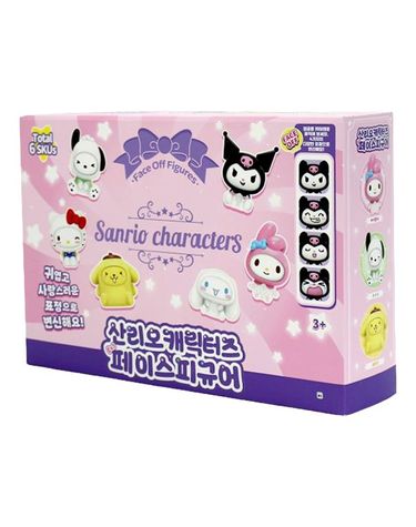 [보리보리] 산리오캐릭터즈 페이스피규어 6종세트 피규어
