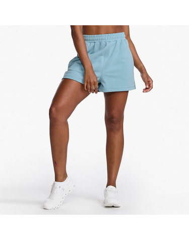 [2XU]여성 폼 프렌치 테리 쇼츠 스카이블루_WR7077BCMB-WHT