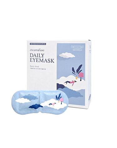 서울 부산 밝은세상안과와 함께하는 스팀베이스 데일리 아이마스크 구름이불향 5매입 온열안대 눈찜질