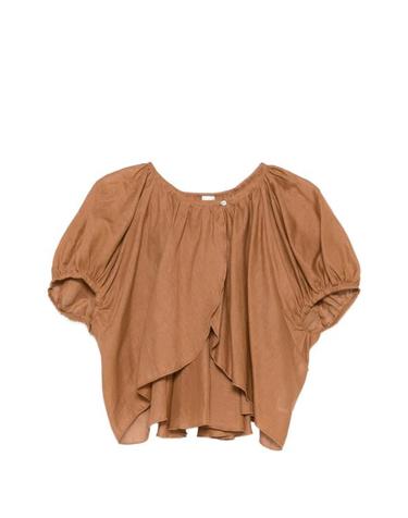 [해외직구] 26SS 120 리노 블라우스 33BLIW1PLF000G494700700681 MARRONE