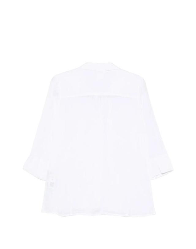120 리노 [해외직구] 26SS 120 리노 블라우스 33ALIW19QK0000115000000050 WHITE 착용컷