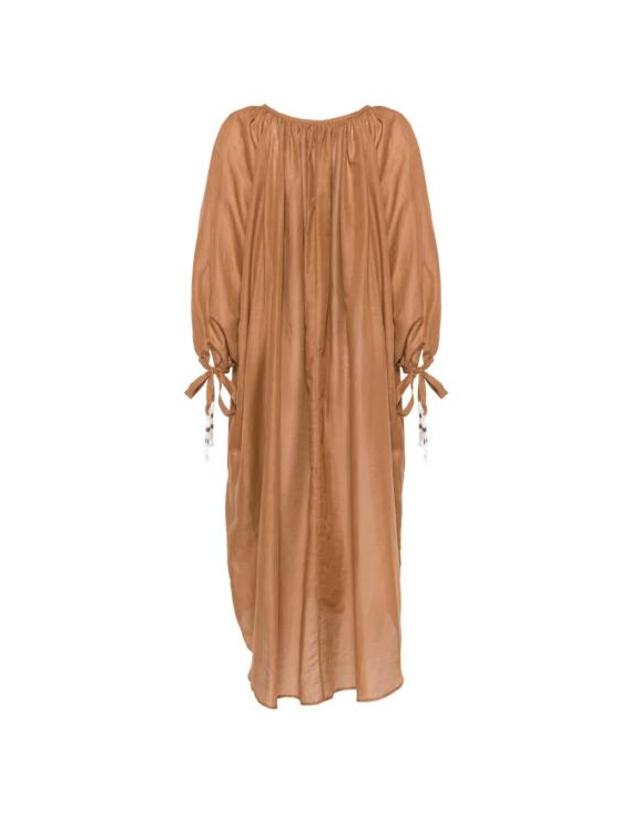 120 리노 [해외직구] 26SS 120 리노 롱 원피스 33BLIW4PLO000G494702700681 MARRONE 착용컷