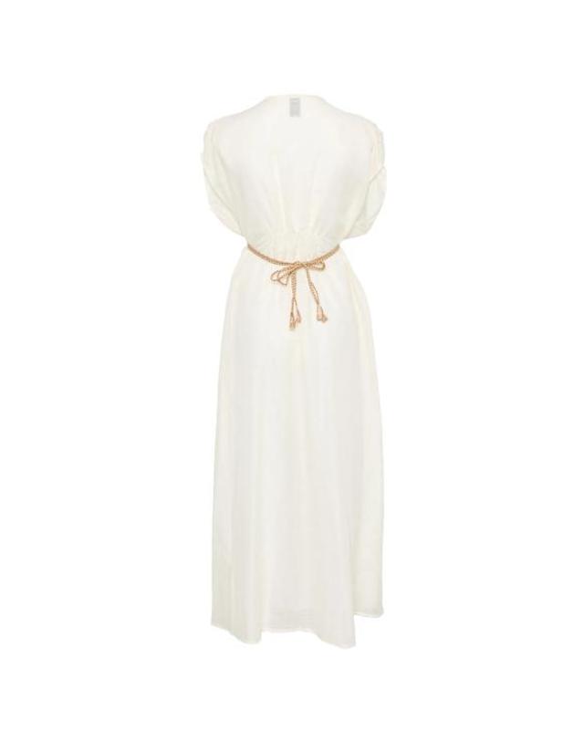 120 리노 [해외직구] 26SS 120 리노 롱 원피스 33BLIW4PLQ000G494700700774 BIANCO 착용컷
