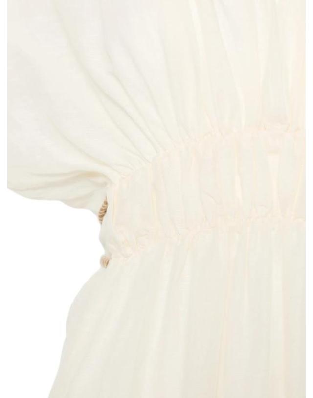 120 리노 [해외직구] 26SS 120 리노 롱 원피스 33BLIW4PLQ000G494700700774 BIANCO 착용컷