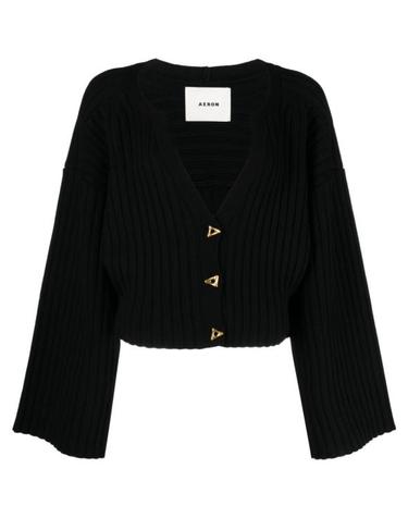 [해외직구] 23FW 에어론 가디건 AW23CRPU204442 Black