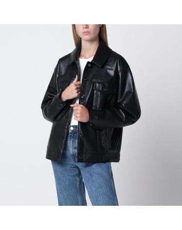 [해외직구] 26FW 애니빙 가죽 자켓 A0112573LE BLK81 BLACK