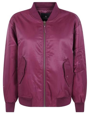 [해외직구] 26FW 애니빙 가죽 자켓 A0110490BGN28 BURGUNDY RED