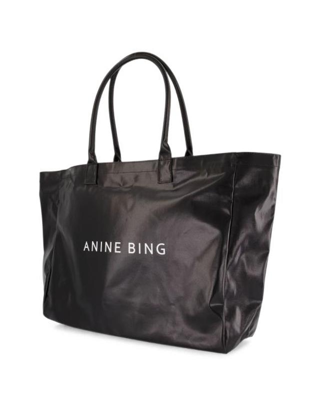 애니빙 [해외직구] 26FW 애니빙 토트백 A1312642BLK1 BLACK 착용컷