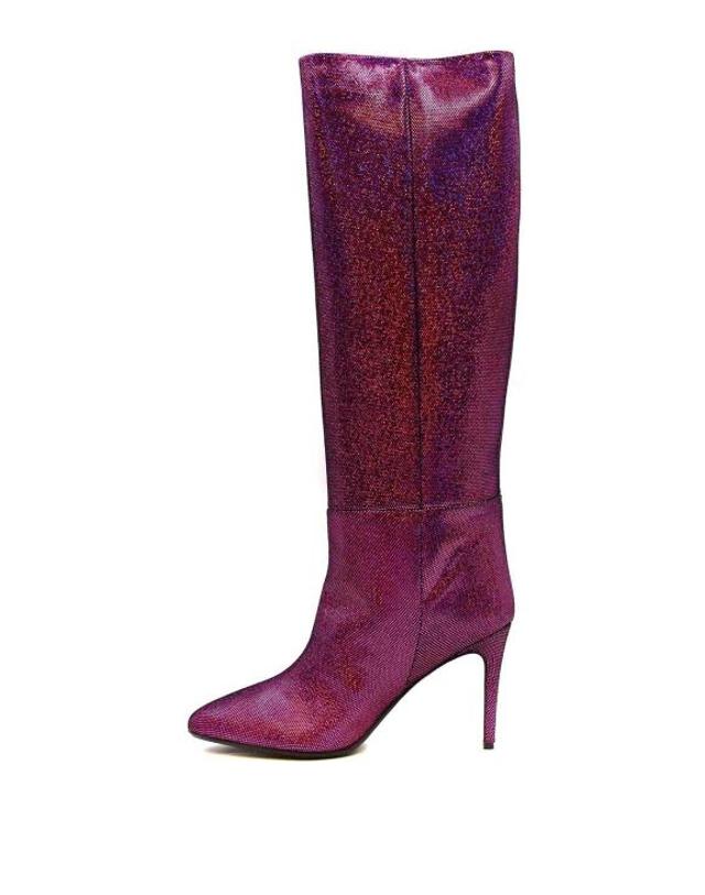 안나에프 [해외직구] 22FW 안나에프 부츠 9752IRIDECICL Fuchsia 착용컷
