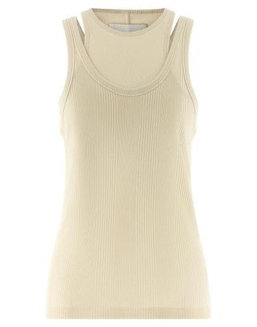 [해외직구] 아르마리움 민소매 티셔츠 LDARMTMT040JE05012BUTTER CREAM