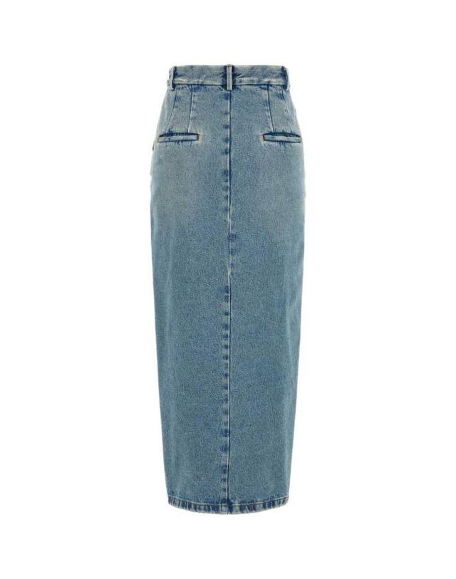 아르마리움 [해외직구] 25SS 아르마리움 스커트 ARMTMSK01DE01 024 BLUE 착용컷