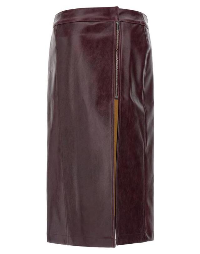 아르마리움 [해외직구] 아르마리움 스커트 LDARMTMSK24LE13014BORGOGNA BURGUNDY 착용컷