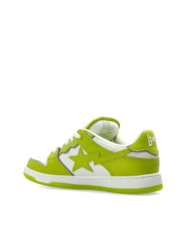 베이프 [해외직구] 26FW 베이프 스니커즈 0ZXSHM313911QGR GREEN 착용컷