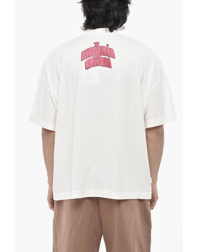 본사이 [해외직구] 본사이 반팔 티셔츠 TS002 ACIDWHITE 착용컷