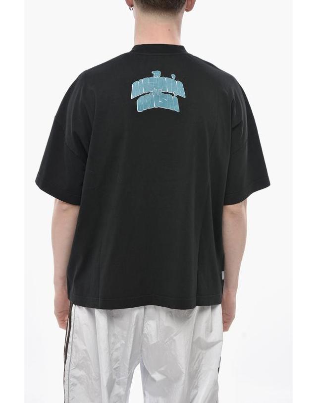 본사이 [해외직구] 본사이 반팔 티셔츠 TS002 ACIDBLACK 착용컷