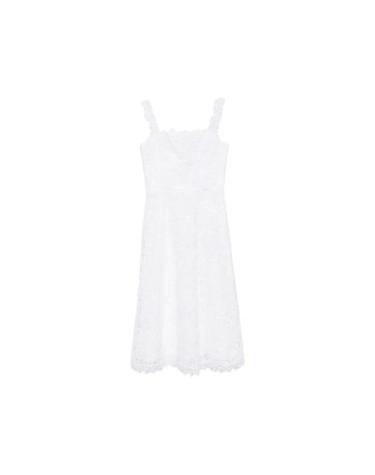 [해외직구] 26FW 캐롤리나 헤레라 원피스 PS2611N527HFL 100 WHITE