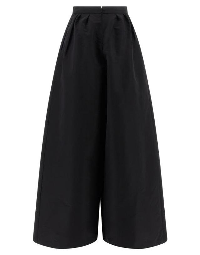 캐롤리나 헤레라 [해외직구] 25FW 캐롤리나 헤레라 팔라초 팬츠 CA320420BM BLACK 착용컷
