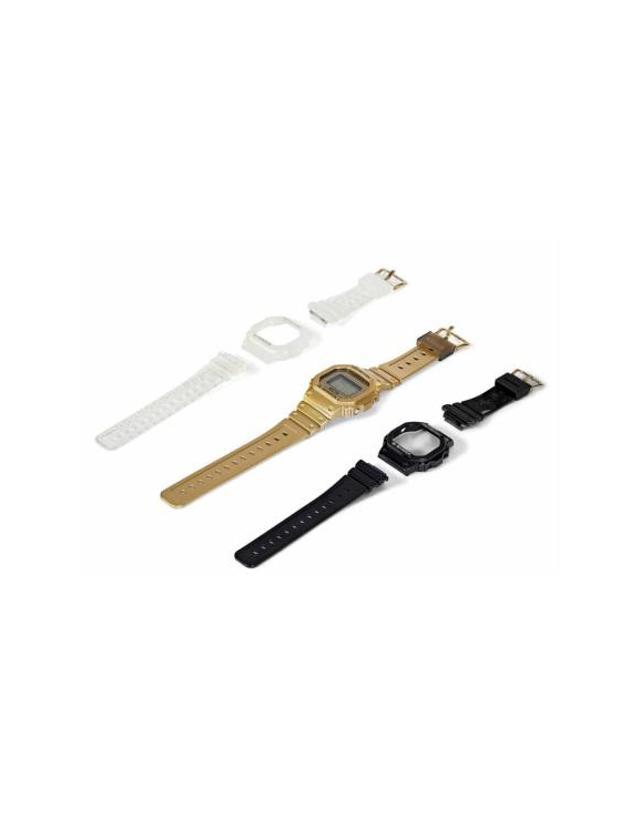 카시오 [해외직구] 25SS 카시오 손목시계 DWE5600HG1ER GOLD 착용컷