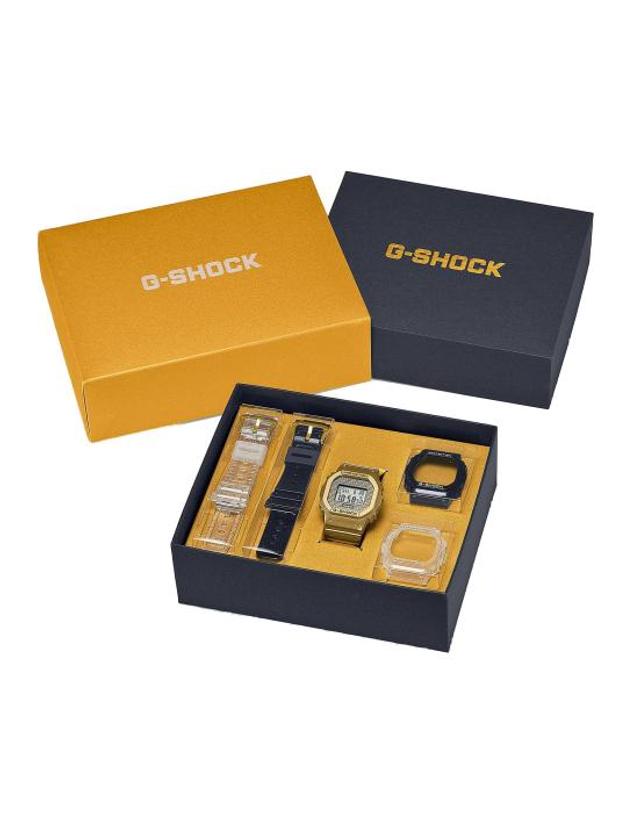 카시오 [해외직구] 25SS 카시오 손목시계 DWE5600HG1ER GOLD 착용컷