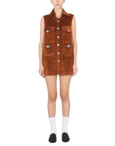 [해외직구] 22FW 코르미오 미디 원피스 FIZA BROWN Brown