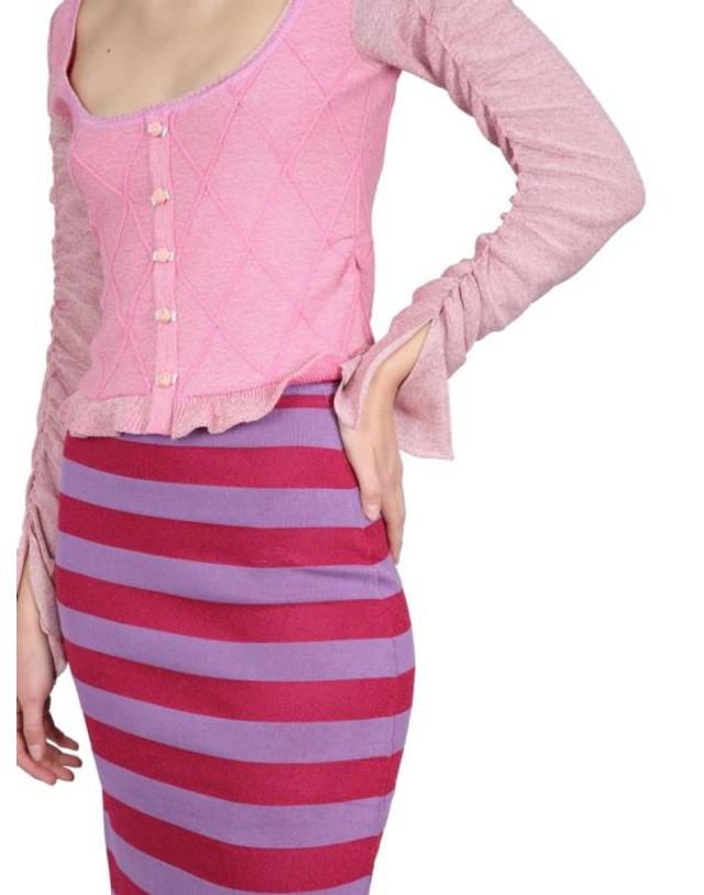 코르미오 [해외직구] 23SS 코르미오 블라우스 ELENA ORTENSIA Pink 착용컷