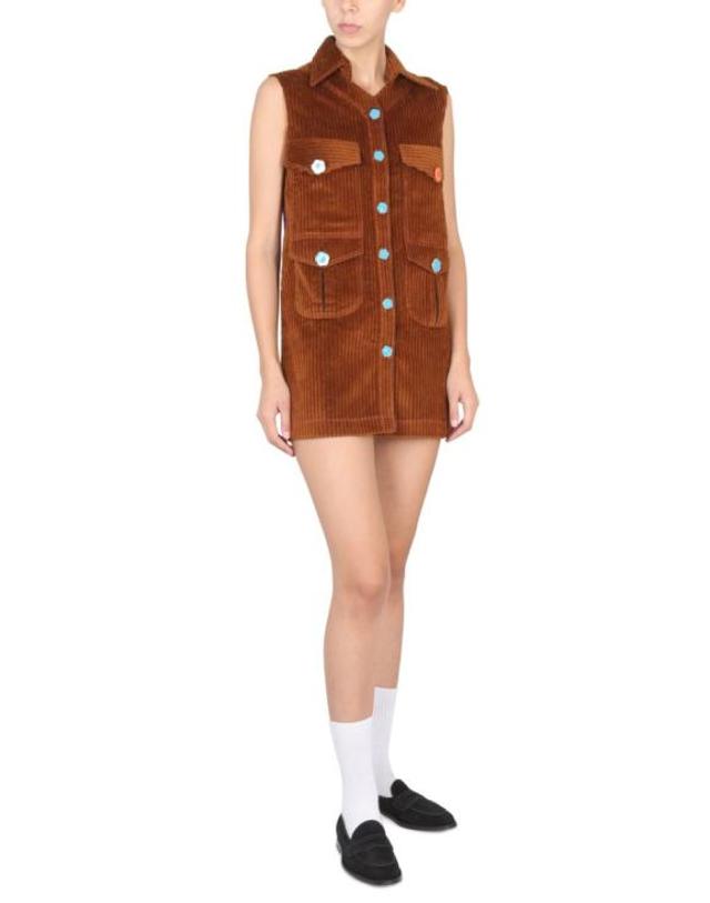코르미오 [해외직구] 22FW 코르미오 미디 원피스 FIZA BROWN Brown 착용컷
