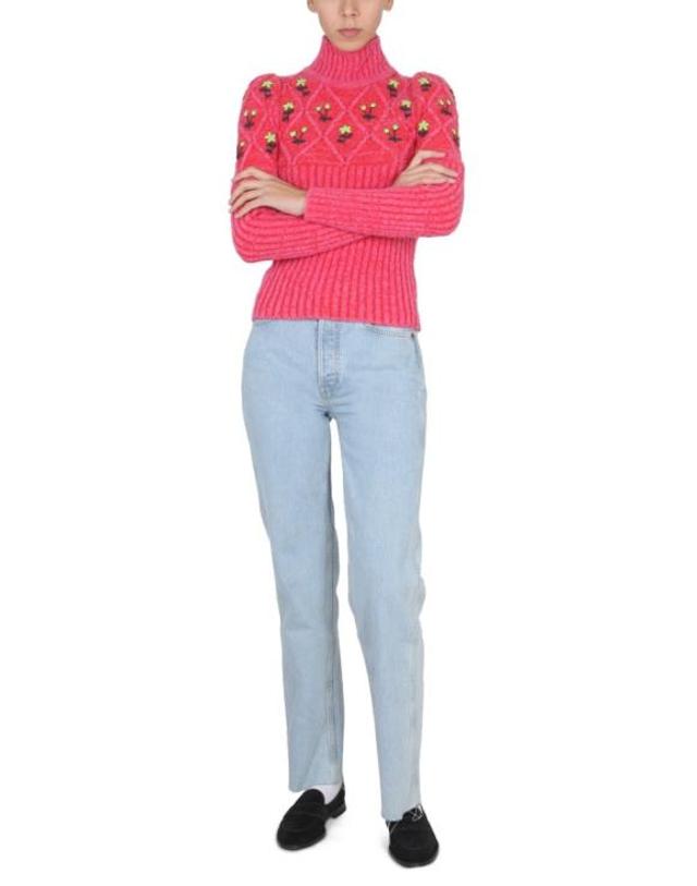 코르미오 [해외직구] 22FW 코르미오 터틀넥 OMA RED Burgundy 착용컷