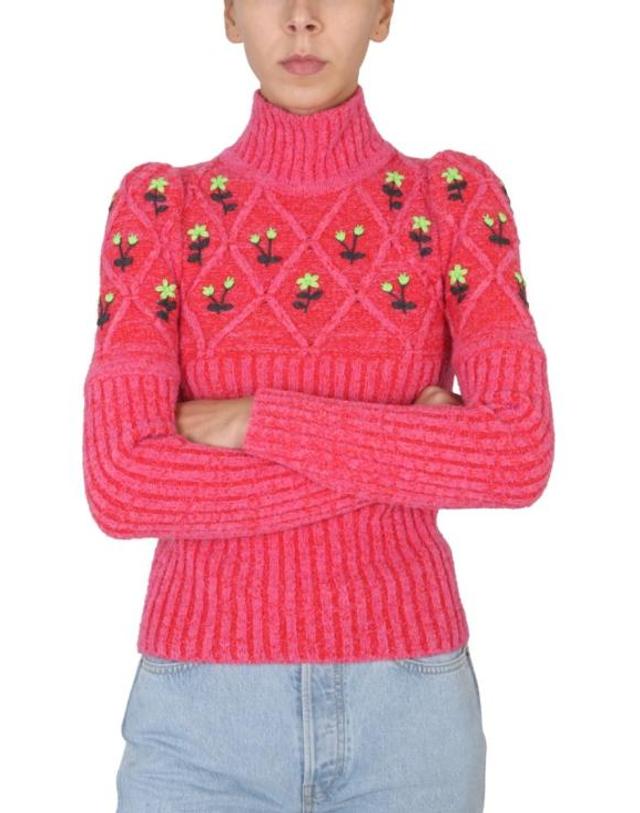 코르미오 [해외직구] 22FW 코르미오 터틀넥 OMA RED Burgundy 착용컷