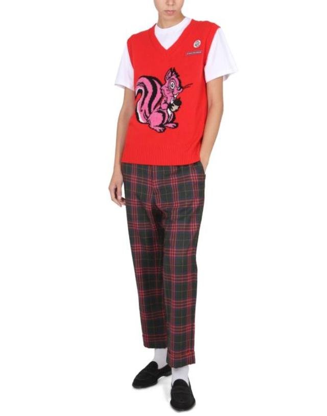 코르미오 [해외직구] 22FW 코르미오 베스트 NICOLE POMODORO Red 착용컷