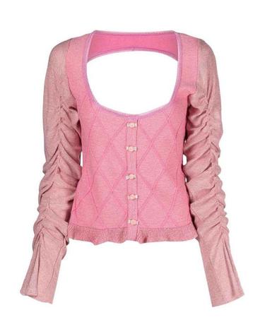 [해외직구] 23SS 코르미오 가디건 ELENACOTTONFRIZZANTEORTENSIA Light Blue