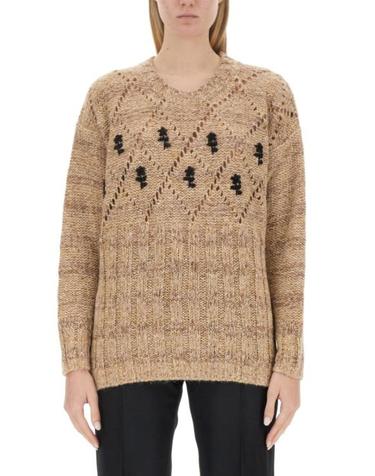 [해외직구] 23FW 코르미오 스웨터 ANTONIO BEIGE RAME Brown