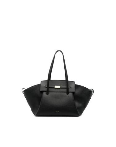 [해외직구] 26FW 드멜리어 토트백 D191THE BROOCK SMALLGRAIN BLACK